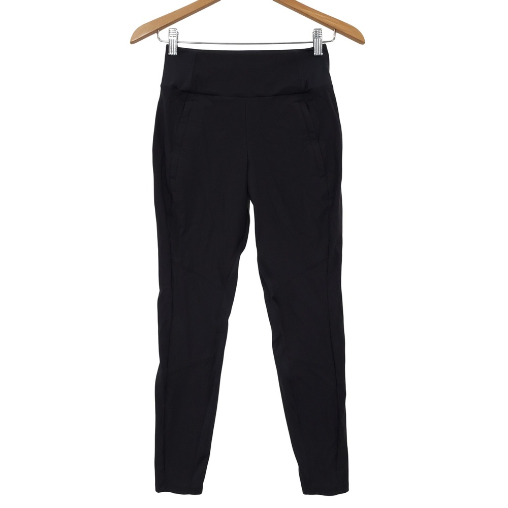 Athleta Headlands Hybrid Trek Tight Women 2P Black Hiking Pants Gorpcore Casual